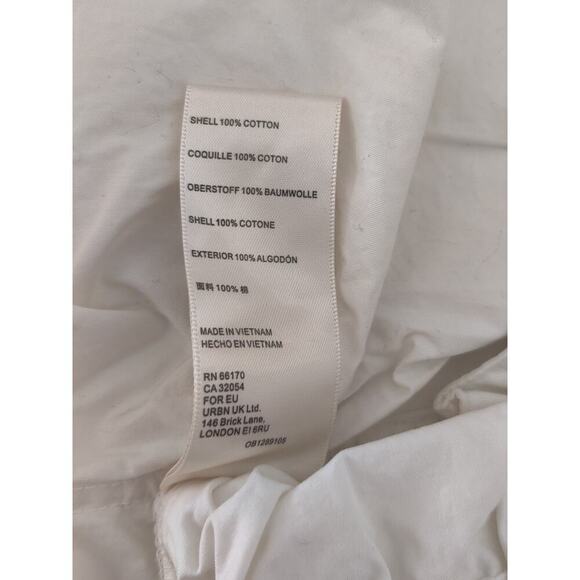 Free People Shorts Size XL Pleated Shorty Pull On Jasmine White High Rise NWT - Picture 9 of 13